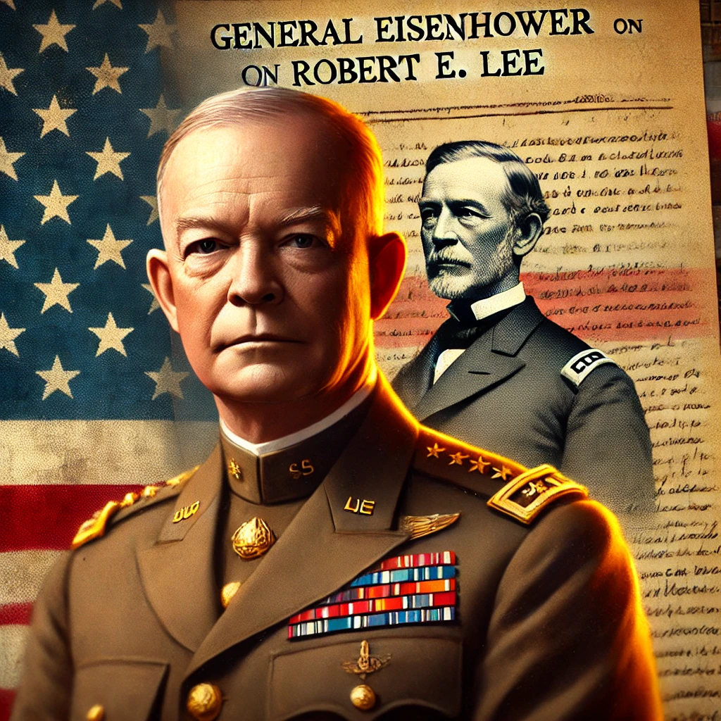 Eisenhower reflecting on Robert E Lee