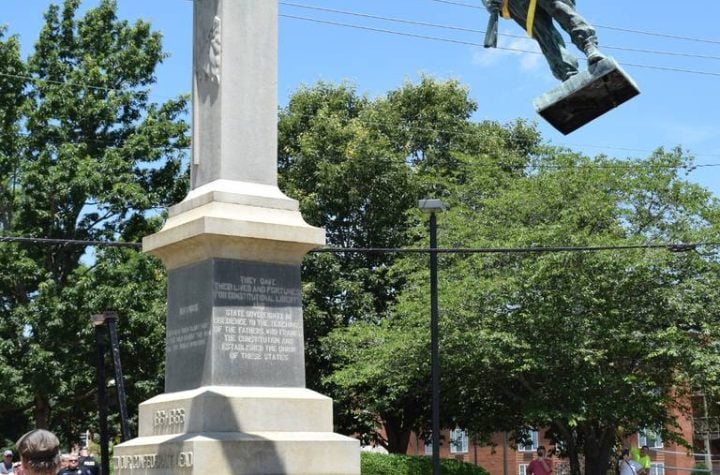 Louisburg monument removal