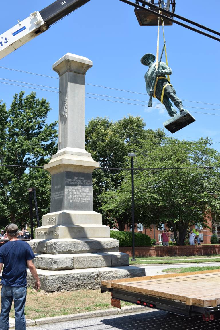 Louisburg monument removal